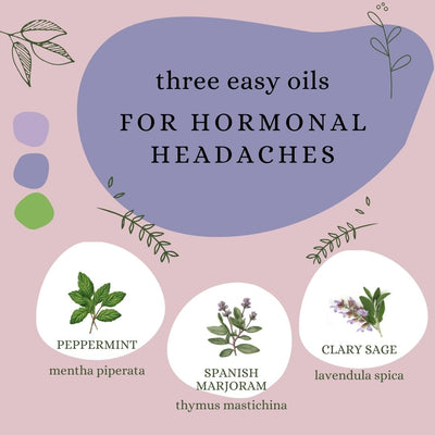3 Easy Oils for Hormonal Headaches