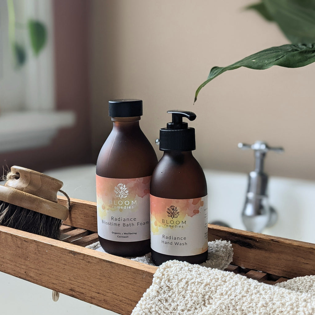 Radiance Blisstime Natural Bath Foam Bloom Remedies