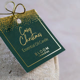 NEW! Cosy Christmas Small Gold Dusted Ceramic Candle