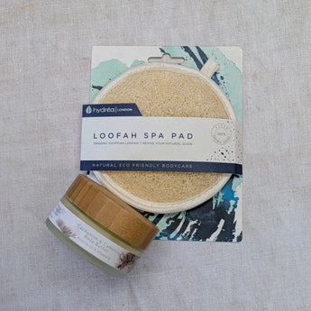 Exfoliate & Nourish Skin Duo - body butter and exfoliating pad