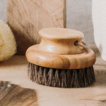 Round Bamboo Body Brush
