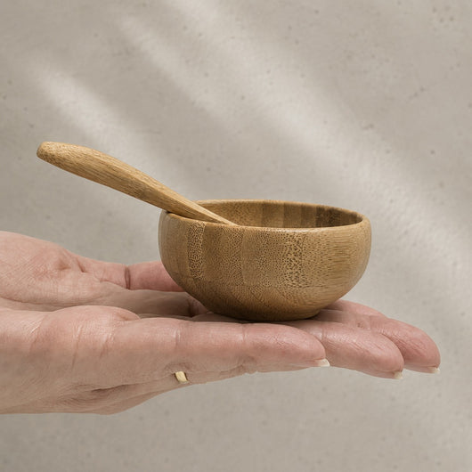 Mini Bamboo Bowl & Spoon