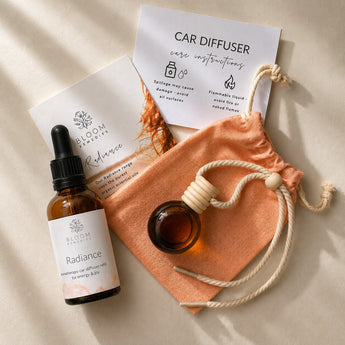 Radiance Pure Essential Oil Car Diffuser BUNDLE WITH REFILL SAVE £7