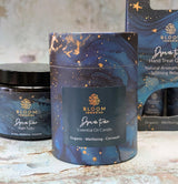 Dreamtime Essential Oil Candle - dual wick, amber glass jar