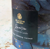 Dreamtime Essential Oil Candle - dual wick, amber glass jar