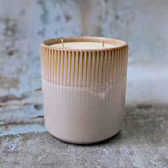 Serenity Extra Large Dual Wick Candle in Ceramic Container