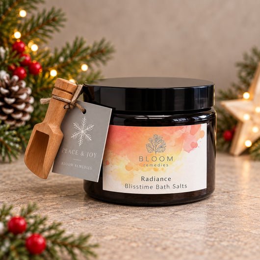 Radiance Aromatherapy Bath Salts with FESTIVE tag