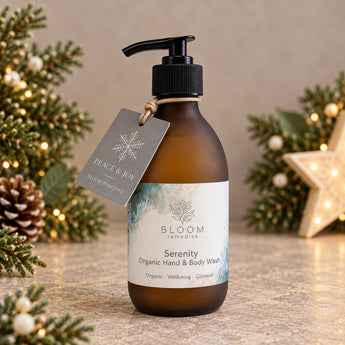Serenity Organic Hand & Body Wash with FESTIVE tag