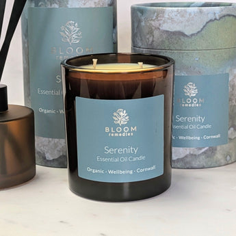 Serenity Essential Oil Aromatherapy Candle