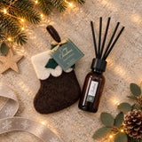 Cosy Christmas Essential Oil Reed Diffuser in festive Stocking