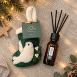 Cosy Christmas Essential Oil Reed Diffuser in festive Stocking