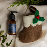 Fairtrade Felt Stocking with Hand Lotion