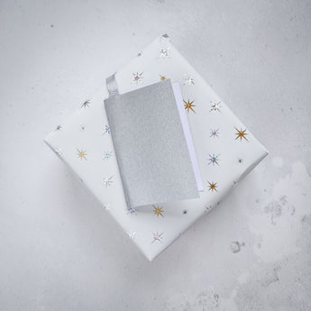 Gift Wrap - Shimmer Star Paper and Tag