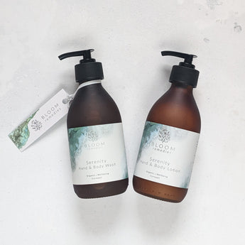 Serenity Glass Hand Wash & Lotion Duo - save £10