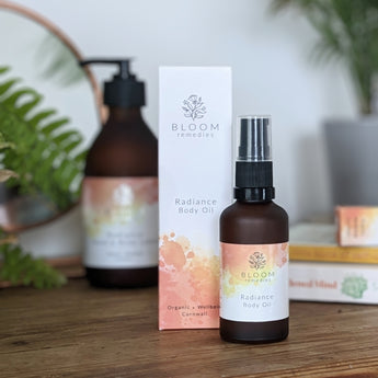 Radiance Body Oil with lemongrass, ginger, bergamot, cypress and ginger