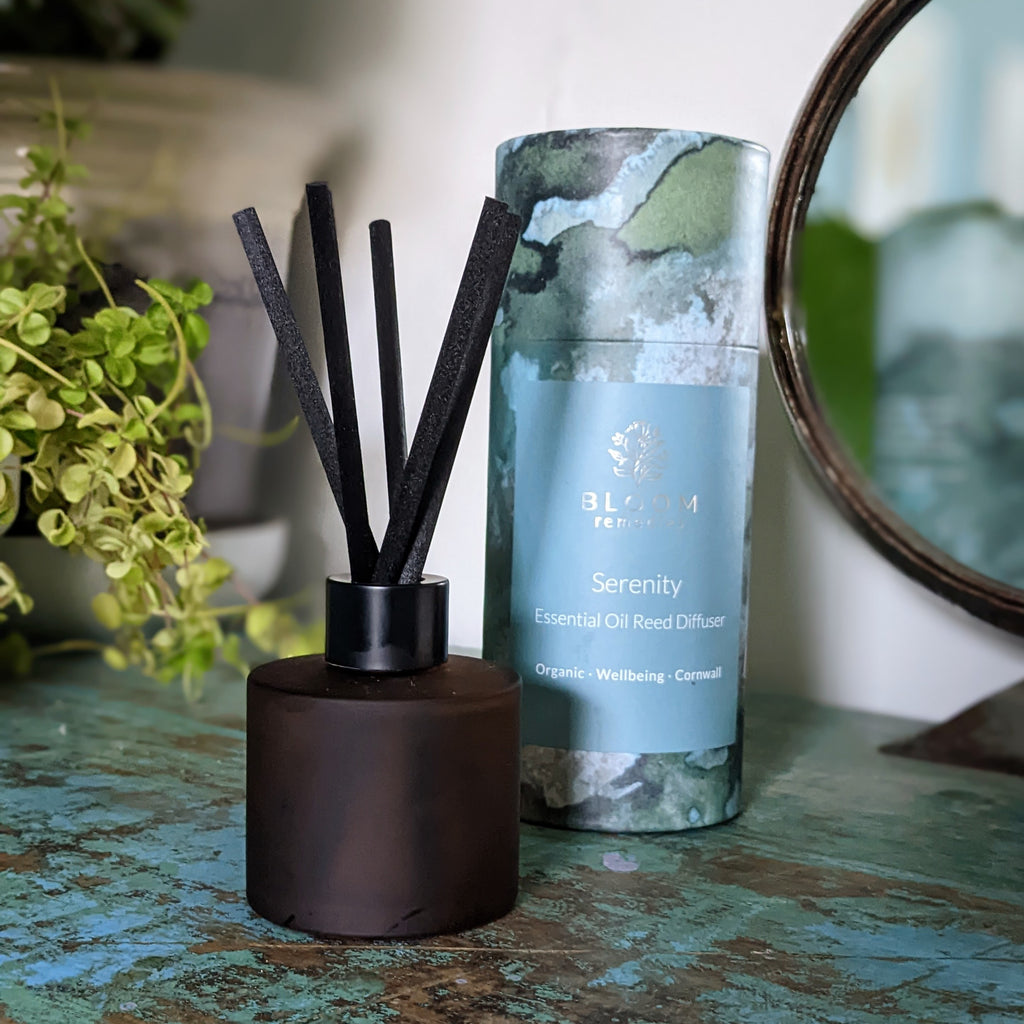 Serenity Pure Essential Oil Reed Diffuser – Bloom Remedies